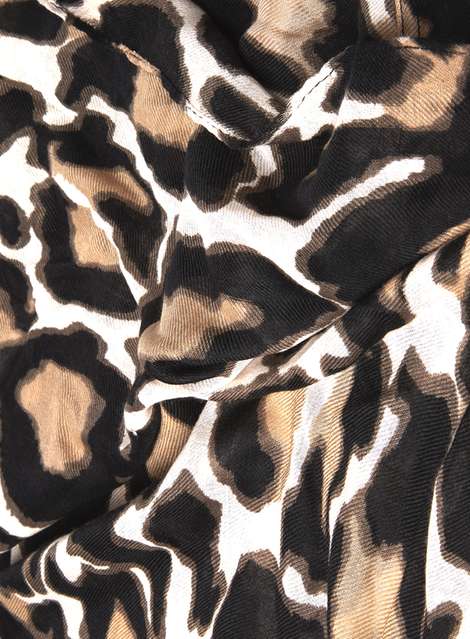 Natural Leopard Print Snood